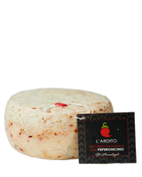 ROCCA TOSCANA CHEESE PECORINO L'ARDITO CHILI PEPPER AROMA AGED £27.68 AL KG (APPROX. 1.5 KG)