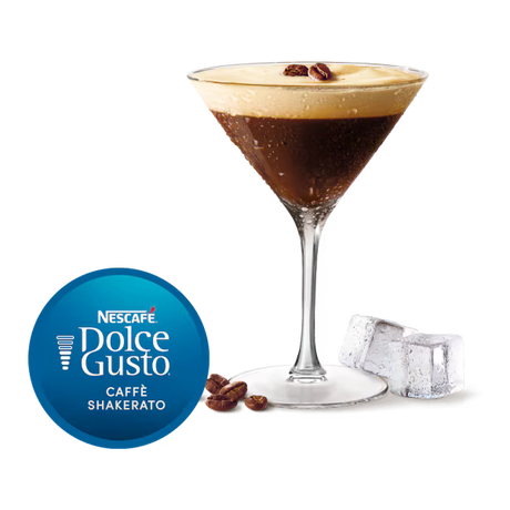 NESCAFE' COFFEE CAPSULES DOLCE GUSTO SHAKERATO X16 152 GR (3 in a box)