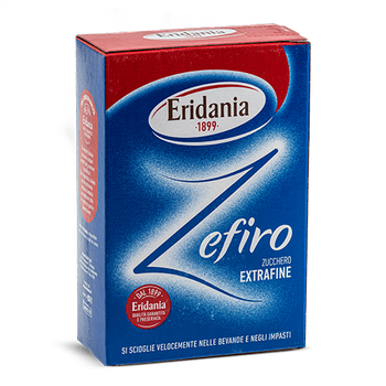ERIDANIA ZEFIRO SUGAR WHITE ASTUCCIO 1 KG (10 in a box)