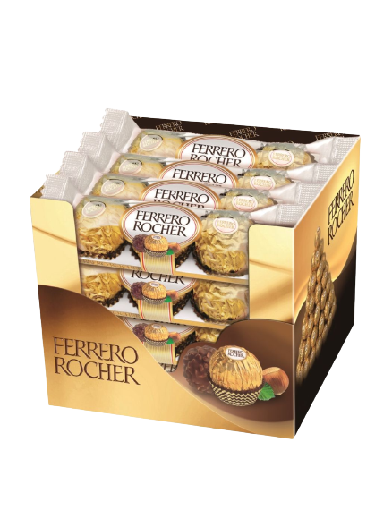 FERRERO ROCHER PRALINES T3 37 GR (16 in a box)