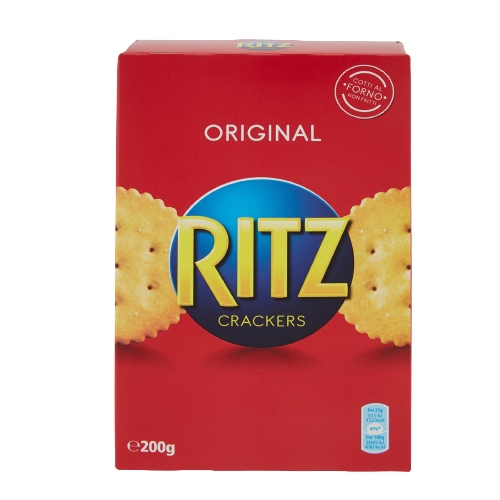 RITZ ORIGINAL CRACKERS ASTUCCIO 200 GR (12 in a box)