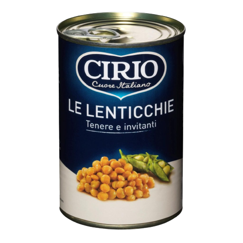 CIRIO LEGUMES LENTILS IN BRINE 400 GR (12 in a box)