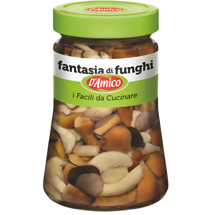 D'AMICO MUSHROOMS FANTASIA IN BRINE 470 GR (8 in a box)