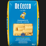 DE CECCO PASTA DI SEMOLA FESTONATI N.22 500 GR (24 in a box)