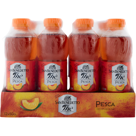 SAN BENEDETTO TEA PEACH PET 500 ML (12 in a box)