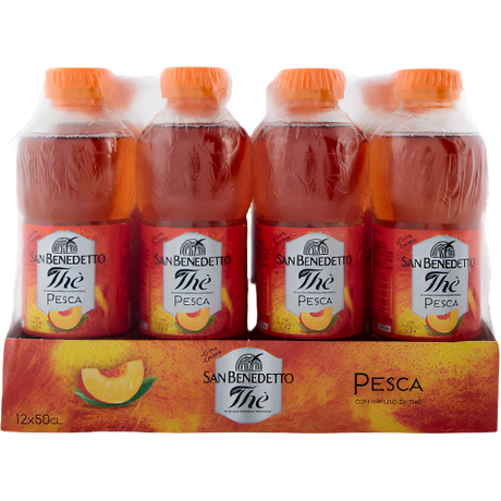 SAN BENEDETTO TEA PEACH PET 500 ML (12 in a box)