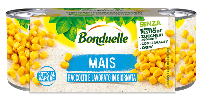BONDUELLE SWEET CORN TIN 150 GR X3 (8 in a box)