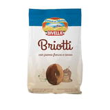DIVELLA BISCOTTI BRIOTTI CREAM AND COCOA 400 GR (18 IN A BOX)