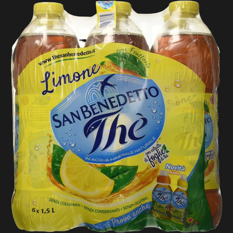 SAN BENEDETTO TEA LEMON PET 1.5 LT (6 IN A BOX)