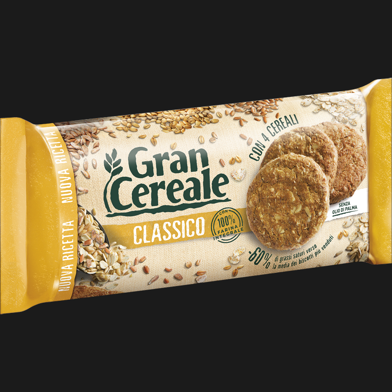 GRAN CEREALE BISCOTTI CLASSICI X2 500 GR (9 in a box) –  -  The best E-commerce of Italian Food in UK