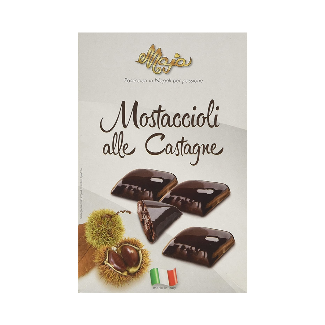 MAJA BISCOTTI MOSTACCIOLI CHESTNUTS 200 GR (12 in a box)