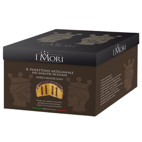 MORI PANETTONE ARTIGIANALE NERO MODICANO 900 GR (12 in a box)