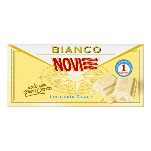 NOVI CLASSIC CHOCOLATE BAR WHITE 100 GR (24 in a box)