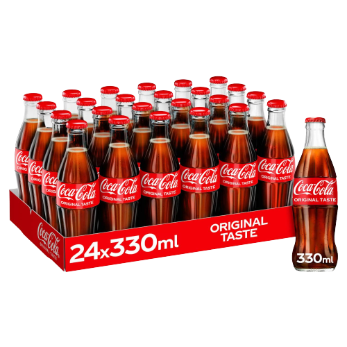 COCA COLA ORIGINAL GLASS 330 ML (24 in a box)
