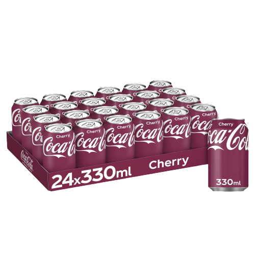 COCA COLA CHERRY CANS GB 330 ML (24 in a box)