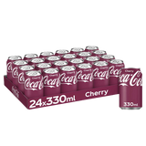 COCA COLA CHERRY CANS GB 330 ML (24 in a box)