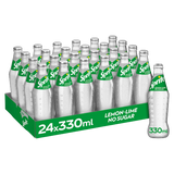 SPRITE ORIGINAL LEMON LIME NO SUGAR GLASS 330 ML (24 in a box)