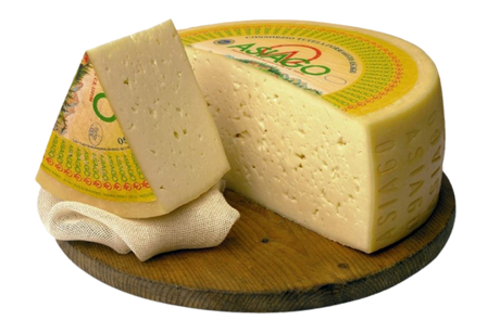 CHEESE ASIAGO D.O.P. 1/4 £14.37 AL KG (APPROX. 4 KG)