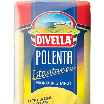 DIVELLA FLOURS CORN POLENTA ISTANTANEA 500 GR (16 in a box)