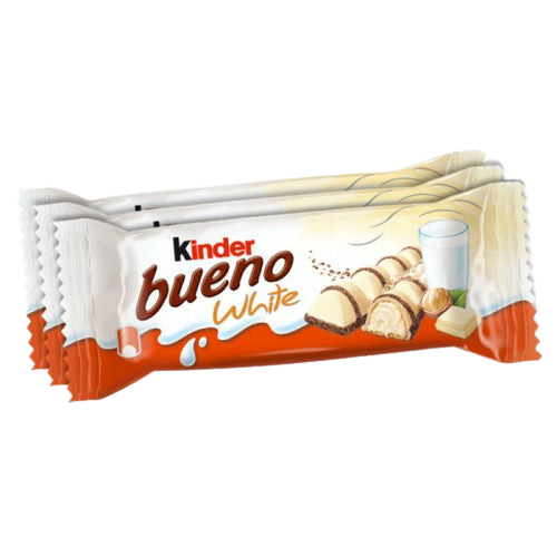 KINDER BUENO WHITE CHOCOLATE 39 GR X3 (10 in a box)