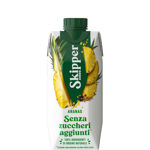 SKIPPER FRUIT JUICE SUGAR FREE ANANAS BRICK 330 ML (18 in a box)