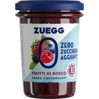 ZUEGG JAMS ZERO ADDED SUGAR BERRIES JAR 220 GR (8 in a box)