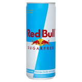RED BULL SUGAR FREE CANS LUNGA 250 ML (24 in a box )
