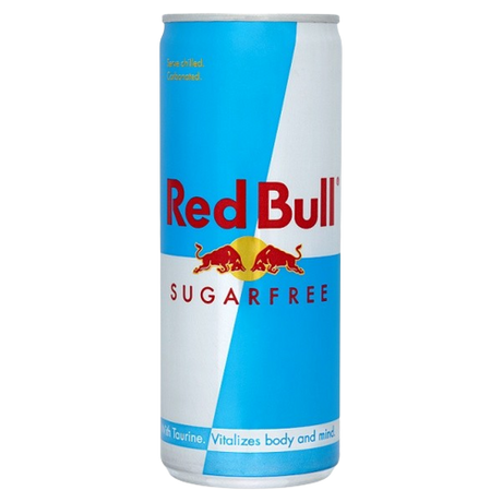 RED BULL SUGAR FREE CANS LUNGA 250 ML (24 in a box )