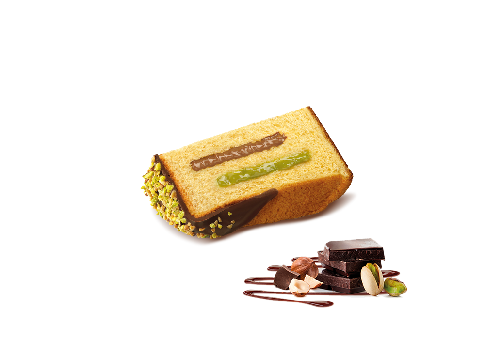 BALOCCO PANDORO MAXICIOK PISTACHIO AND HAZELNUT 800 GR (12 in a box)