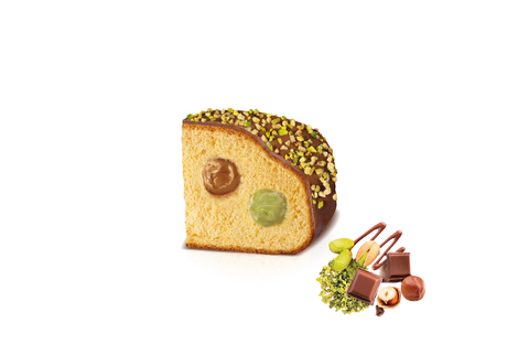 BALOCCO COLOMBA MAXICIOK PISTACHIO & HAZELNUT 750 GR (18 in a box)