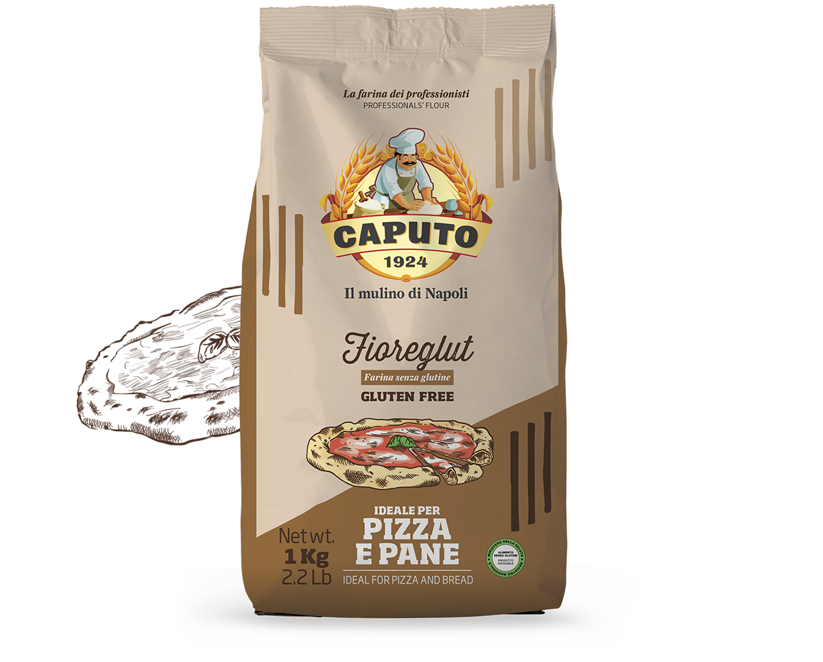 CAPUTO FLOURS FIOREGLUT PIZZA E PANE GLUTEN FREE 1 KG (12 in a box)