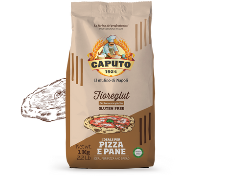 CAPUTO FLOURS FIOREGLUT PIZZA E PANE GLUTEN FREE 1 KG (12 in a box)