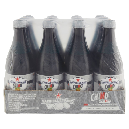 SAN PELLEGRINO ZERO CHINO' CHINOTTO PET 750 ML (12 in a box)