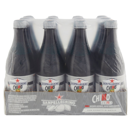 SAN PELLEGRINO ZERO CHINO' CHINOTTO PET 750 ML (12 in a box)