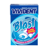 VIVIDENT CHEWING GUM BLAST FRESH BLU SUGAR FREE STICK 30 GR (20 in a box)