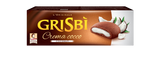 GRISBI' BISCOTTI STUFFED CREAM COCONUT 135 GR (12 in a box)