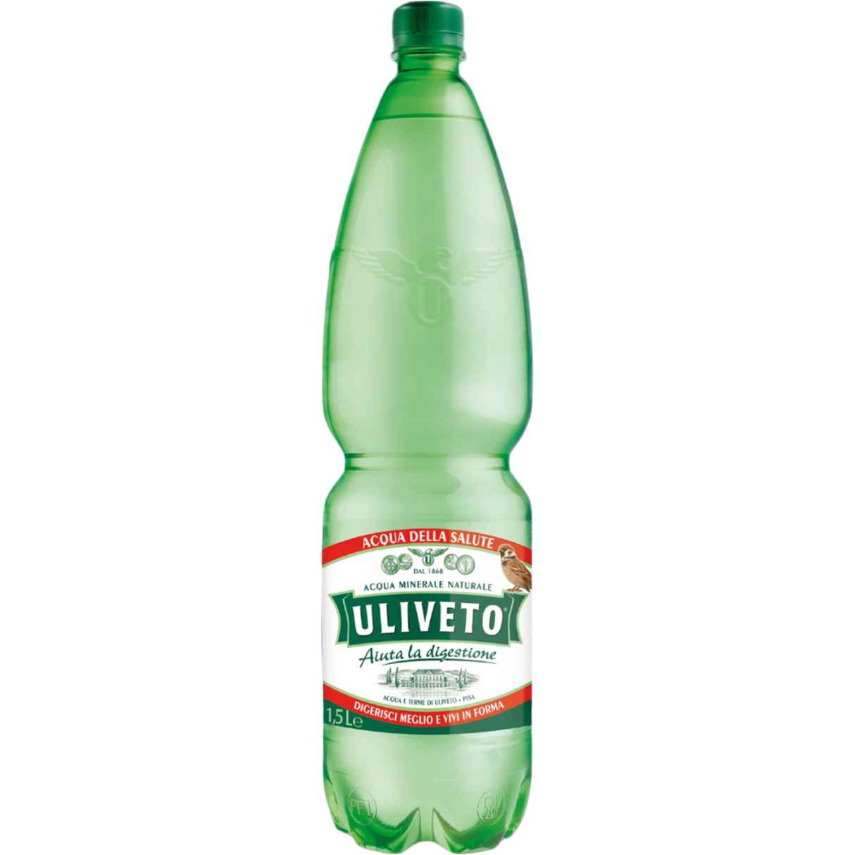 ULIVETO CARBONATED WATER PET 1.5 LT (6 in a box)