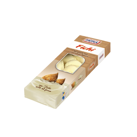 FATINA DRIED FRUITS FIGUE COVERED WHITE CHOCOLATE 150 GR (16 in a box)