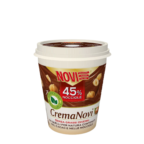 NOVI SPREAD CREAM HAZELNUT 200 GR (12 in a box)