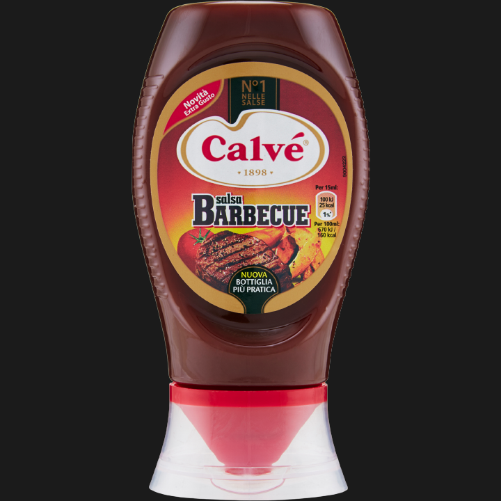 CALVE' SAUCE BARBECUE BBQ TOP DOWN 250 GR (8 in a box)