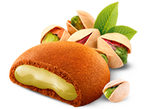 GRISBI' BISCOTTI STUFFED CREAM PISTACHIO 135 GR (12 in a box)