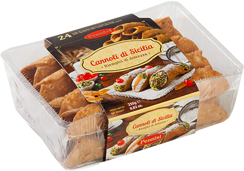 PENNISI DESSERT CANNOLI SICILY MIGNON 250 GR (12 IN A BOX)