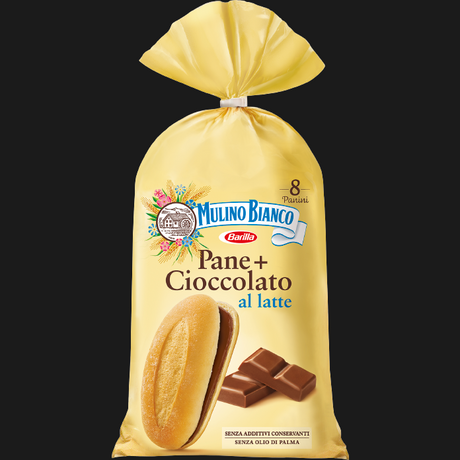 MULINO BIANCO BREAD SNACK PANE + CIOCCOLATO 300 GR (9 in a box)