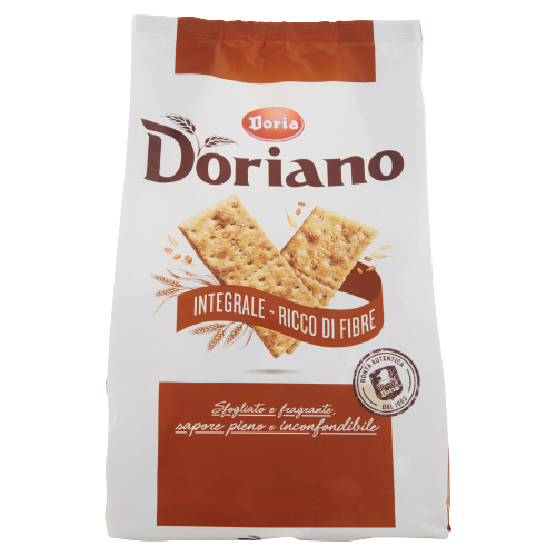 DORIA CRACKERS DORIANO WHOLEMEAL 700 GR (12 in a box)