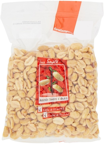 EUROCOMPANY FRUTTA SECCA SNACK ARACHIDI 250 GR (30 in a box)