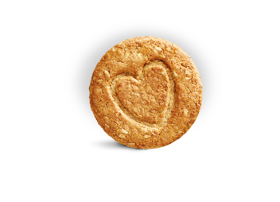 GALBUSERA BISCOTTI WHOLEMEAL COL CUORE 300 GR (9 in a box)