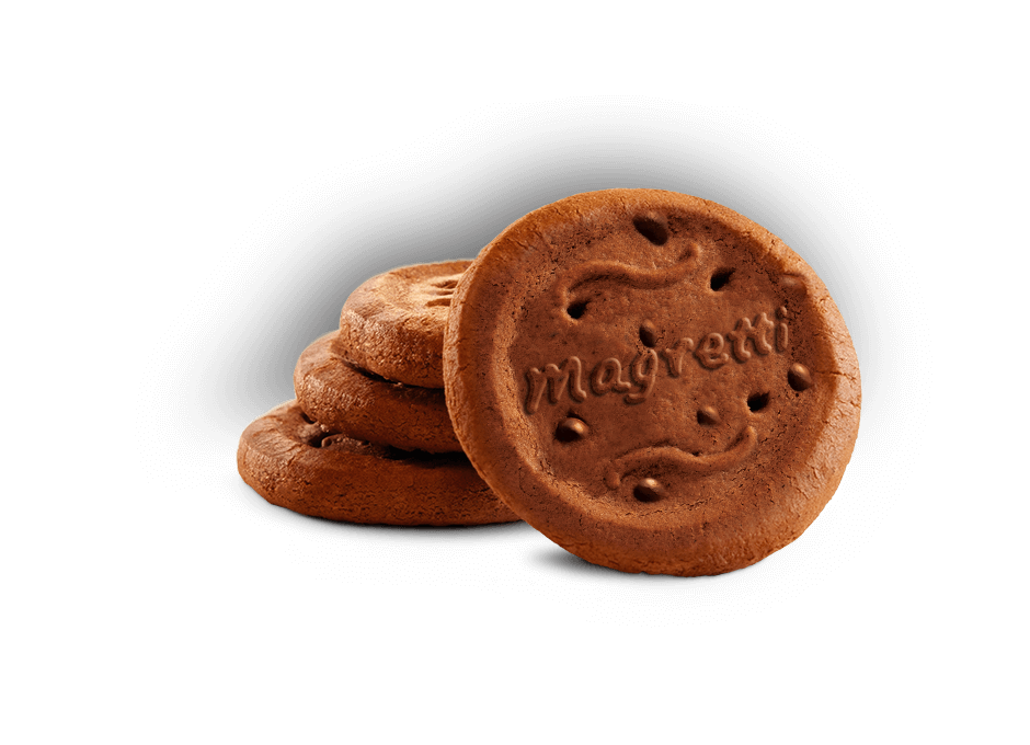 GALBUSERA BISCOTTI MAGRETTI DROPS OF CHOCOLATE 260 GR (10 in a box)