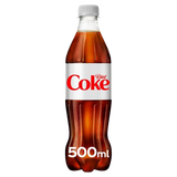 COCA COLA DIET COKE PET 500 ML (24 in a box)