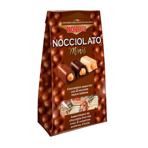 NOVI PRALINES MINIS NOCCIOLATO 130 GR (10 in a box)