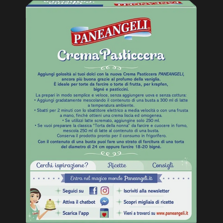 PANEANGELI PREPARED FOR CREAM PASTICCERA X2 160 GR (8 in a box)